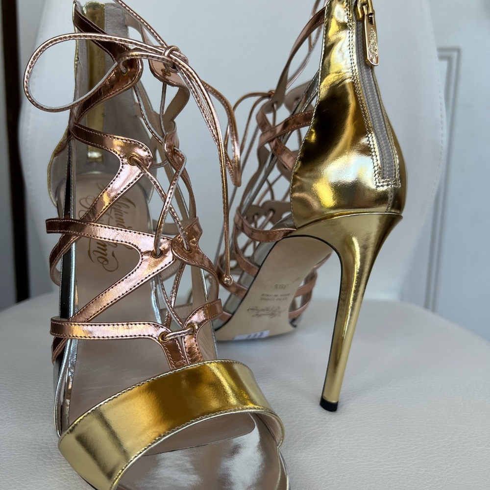 Alejandro Ingelmo 8.5 US - 39.5 EU High Heels Sandals NWB - Picture 5 of 7
